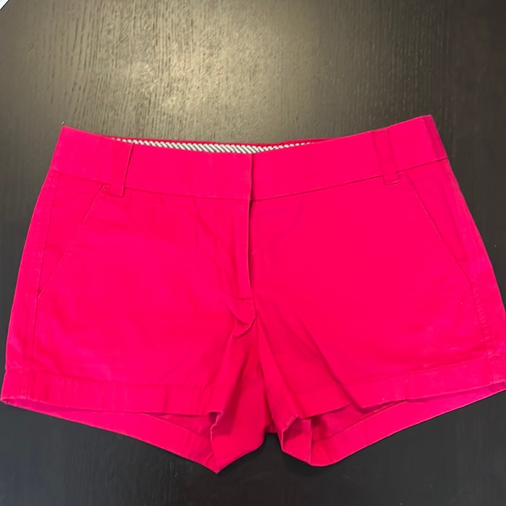J. CREW | SIZE: 2 | BROKEN-IN CHINO SHORTS W/ 3" INSEAM